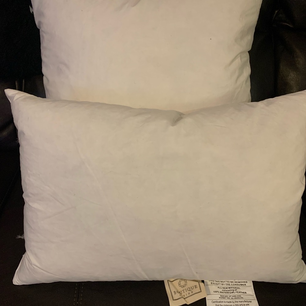 Nearly New Pillow Inserts - Picture 2 of 2
